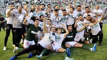 Imagen del partido entre el Mérida y el Córdoba.