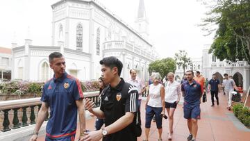 Jaume, en la reciente visita del Valencia a Singapur.