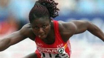 <b>DESTRONADA.</b> La española de origen nigeriano no ha podido volver a ganar en los Campeonatos de Europa.