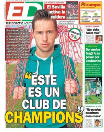 Portadas de la prensa deportiva