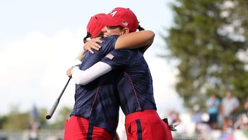 At Robert Trent Jones Golf Club on Friday, the USA put themselves in a fine position to regain the Solheim Cup by dominating both opening sessions.