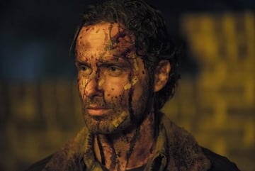 Andrew Lincoln como Rick Grimes en The Walking Dead