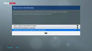 Tutorial PES 2019: cómo instalar Option File y tener todos los equipos reales