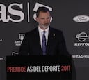 El Rey: "Es un honor y un privilegio que el deporte sea la bandera de España"