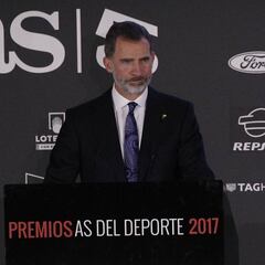 El Rey: "Es un honor y un privilegio que el deporte sea la bandera de España"