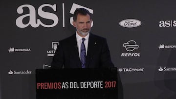 El Rey: "Es un honor y un privilegio que el deporte sea la bandera de España"