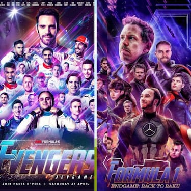 La F¨®rmula 1 'copia' el cartel a los 'Vengadores' el¨¦ctricos