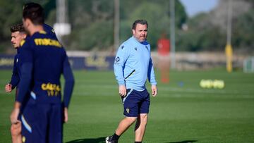 Sergio González, durante un entrenamiento.