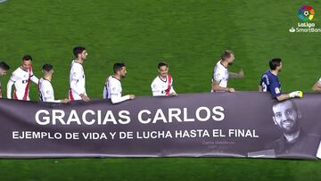 Emotivo homenaje del Rayo por el fallecimiento de Carlos Matallanas