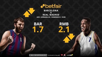 FC Barcelona vs. Real Madrid: horario, dónde ver, pronósticos, estadísticas y clasificación