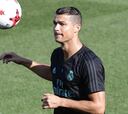 El 'Día Después' de Cristiano: de la seriedad a las risas y filigranas