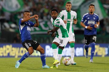 Partido entre Atlético Nacional y Millonarios en el estadio Atanasio Girardot, por la jornada 8 de la Liga BetPlay I-2023.