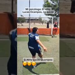 Lucas Ocampos se inspiró en este niño para su cobro en el Clásico Regio