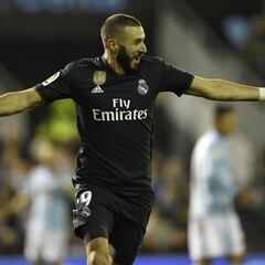Benzema se convierte en goleador con Solari