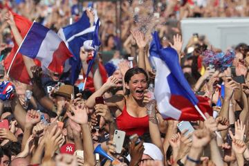 La Fan Zone de los parisinos.