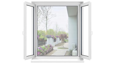 Esta mosquitera para ventana universal no necesita instalacin