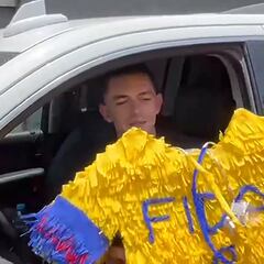 “¿Es para mí?" El regalo que emocionó a Fidalgo e hizo que se bajara de su coche