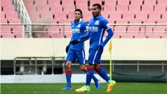 T&eacute;vez, en un partido con Shanghai Shenhua.