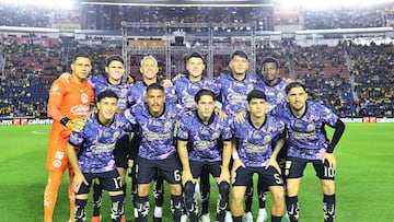America team group during the 12th round match between America and Santos as part of the Liga BBVA MX, Torneo Apertura 2024 at Ciudad de los Deportes Stadium on October 19, 2024 in Mexico City, Mexico.