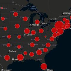 Mapa y casos de coronavirus por estado en USA: hoy, viernes 20 de marzo