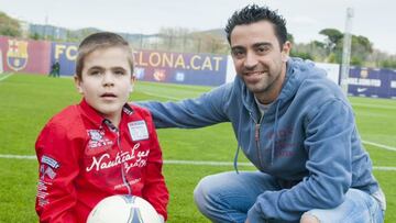 Xavi impulsa una campaña contra el sídrome de Sanfilippo