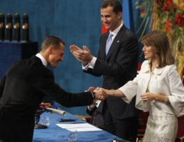 2007. Michael Schumacher galardonado con el Príncipe de Asturias de los deportes.