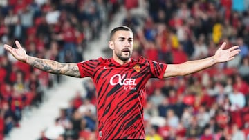 MALLORCA, SPAIN - MARCH 31: Dani Rodriguez of RCD Mallorca reacts during the LaLiga Santander match between RCD Mallorca and CA Osasuna at Visit Mallorca Estadi on March 31, 2023 in Mallorca, Spain. (Photo by Rafa Babot/Getty Images)