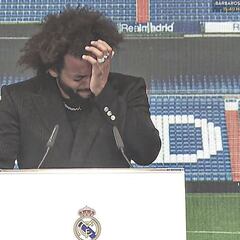 Marcelo fue todo el madridismo: el momento en el que comenzó a hablar y no pudo contener las lágrimas