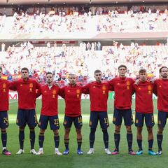 1x1 de España ante Portugal: Rodri subió la media