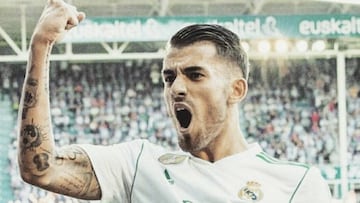 El zasca de Dani Ceballos a un b&eacute;tico que le desea una lesi&oacute;n. Foto: Twitter