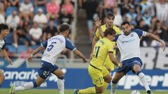 Partido de la jornada 15 de LaLiga Hypermotion entre el Tenerife y el Villarreal B.