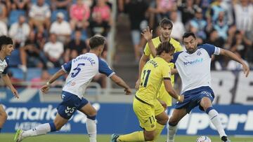 El partido de la primera vuelta entre el Tenerife y el Villarreal B.