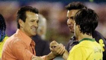 <b>FELIZ</b>. El seleccionador brasileño se mostró muy contento y orgulloso tras la clasificación de su equipo para la final de la Copa América.