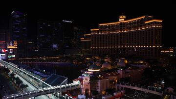 El Circuito de F1 de Las Vegas.
