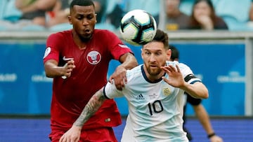 Sigue el Argentina - Qatar en vivo y en directo online, partido de la tercera fecha de la fase de grupos de la Copa América 2019 hoy, 23 de junio, en AS.