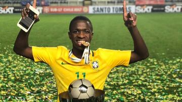 Vinicius Jr por primera vez en la Selección de Brasil