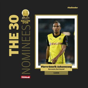 La lista de los 30 jugadores nominados al Balón de Oro