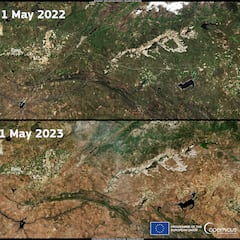 AEMET comparte la deprimente imagen de España captada por Copernicus