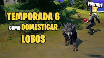 &iquest;C&oacute;mo domar lobos y hacer que ataquen a enemigos en Fortnite Temporada 6?