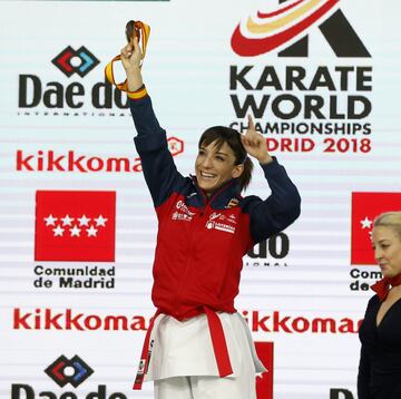 La española venció en la modalidad de kata a la japonesa Kiyou Shimizu.
