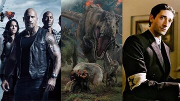 Rápidos y furiosos, Jurassic Park y El Pianista