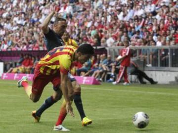 Franck Ribery y Marc Bartra.