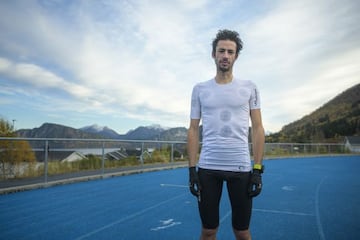 Kilian Jornet, en la pista de Mandalen (Noruega).