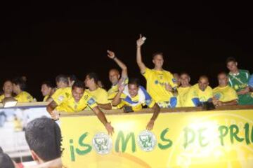 Celebración del ascenso de Las Palmas