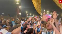 ¡Fiesta albiceleste! Los cánticos argentinos tras el pase a semifinales con todo y burlas a Brasil