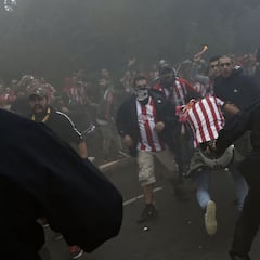 Cuatro años de cárcel para un 'ultra' que negó agredir a policías