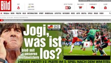 Portadas de la prensa extranjera