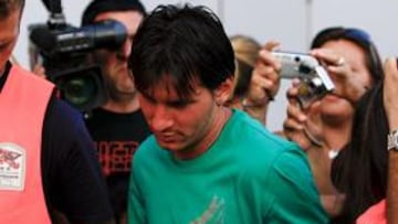 <b>PERMISO.</b> Messi no estará presente en el primer partido de liga ante el Sporting.