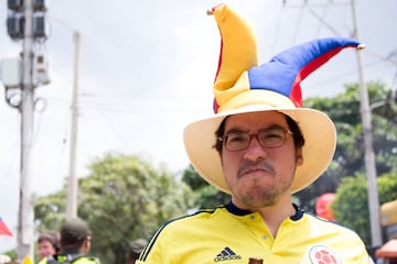 La emoción se manifestó con el color que los hinchas le dieron al partido frente a Brasil.