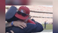 Fateful reunion: Ricky Pearsall meets the heroic policewoman who saved his life.